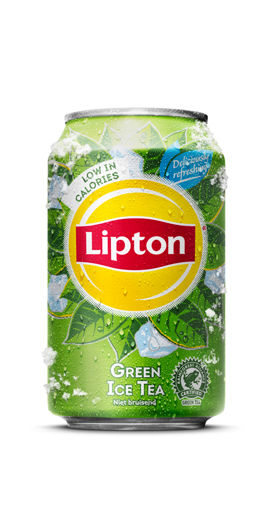 Afbeeldingen van LIPTON ICE TEA GREEN BLIK 33CL OOH