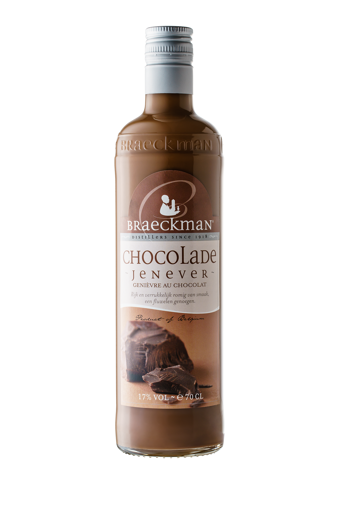 Afbeeldingen van BRAECKMANS CHOCOLADE JENEVER 21°  70CL
