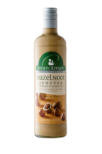 Afbeeldingen van BRAECKMANS HAZELNOOT JENEVER 21°  70CL