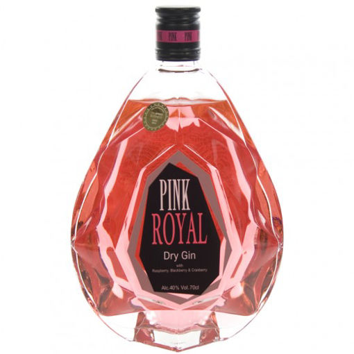 Afbeeldingen van PINK ROYAL DRY GIN 70 CL FLES