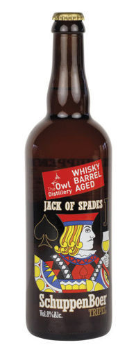 Afbeeldingen van SCHUPPENBOER JACK OF SPADES WHISKY BARREL AGED 8° 75CL