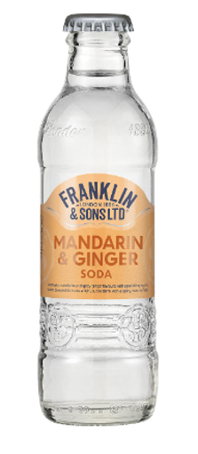 Afbeeldingen van FRANKLIN TONICS & MIXERS MANDARIN & GINGER 20CL