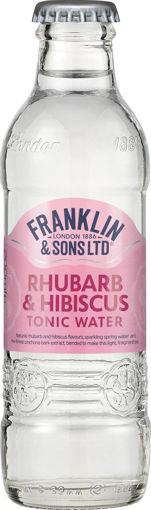 Afbeeldingen van FRANKLIN & SONS RHUBARB TONIC HIBISCUS 20CL