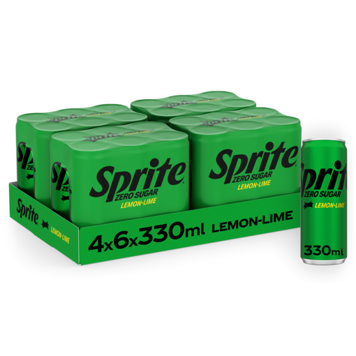 Afbeeldingen van SPRITE NO SUGAR BLIK 4X6X33CL