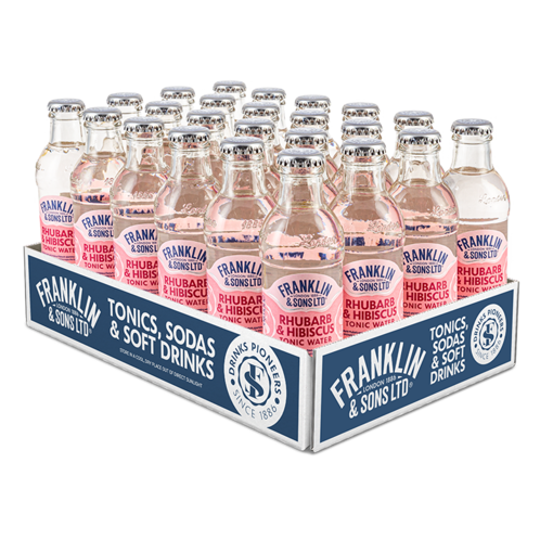 Afbeeldingen van FRANKLIN'S RHUBARB TONIC HIBISCUS 24X20CL